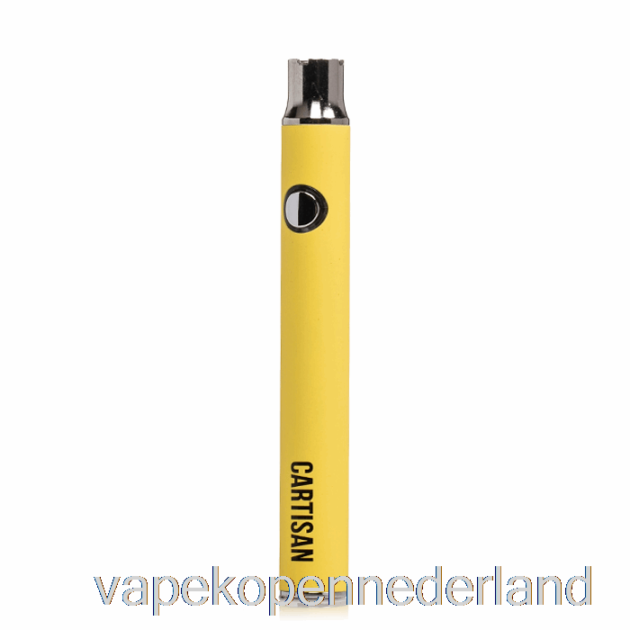 Elektronische Sigaret Vape Cartisan Knop Vv 350 510 Batterij Geel